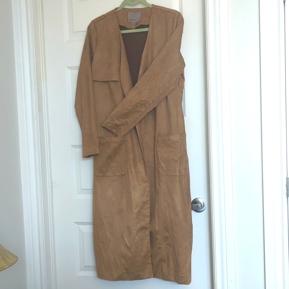 VERO MODA | faux suede trenchcoat